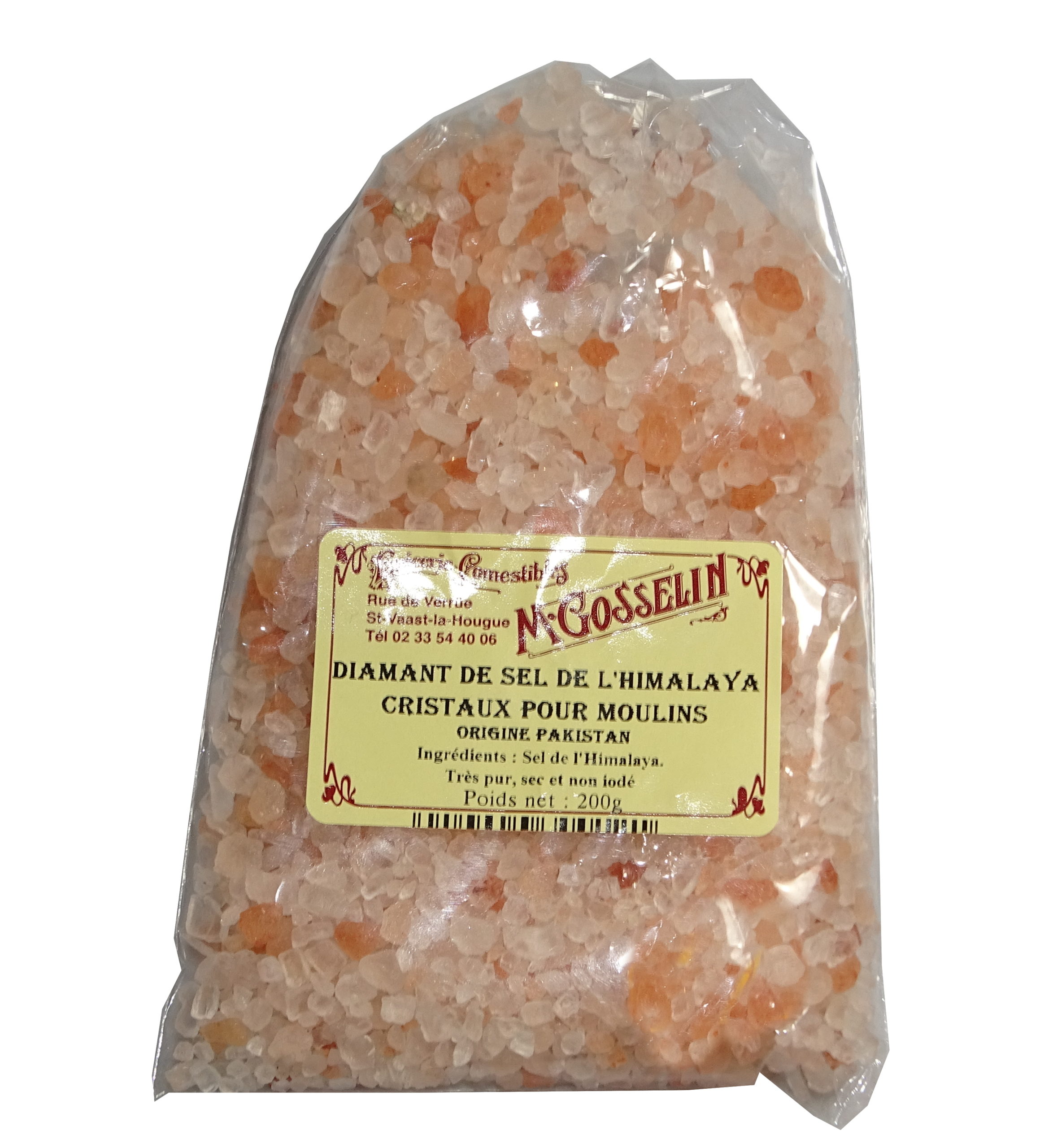 Diamant de sel de l'Himalaya (cristaux pour moulin) - Maison Gosselin