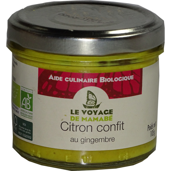 Citron confit au gingembre