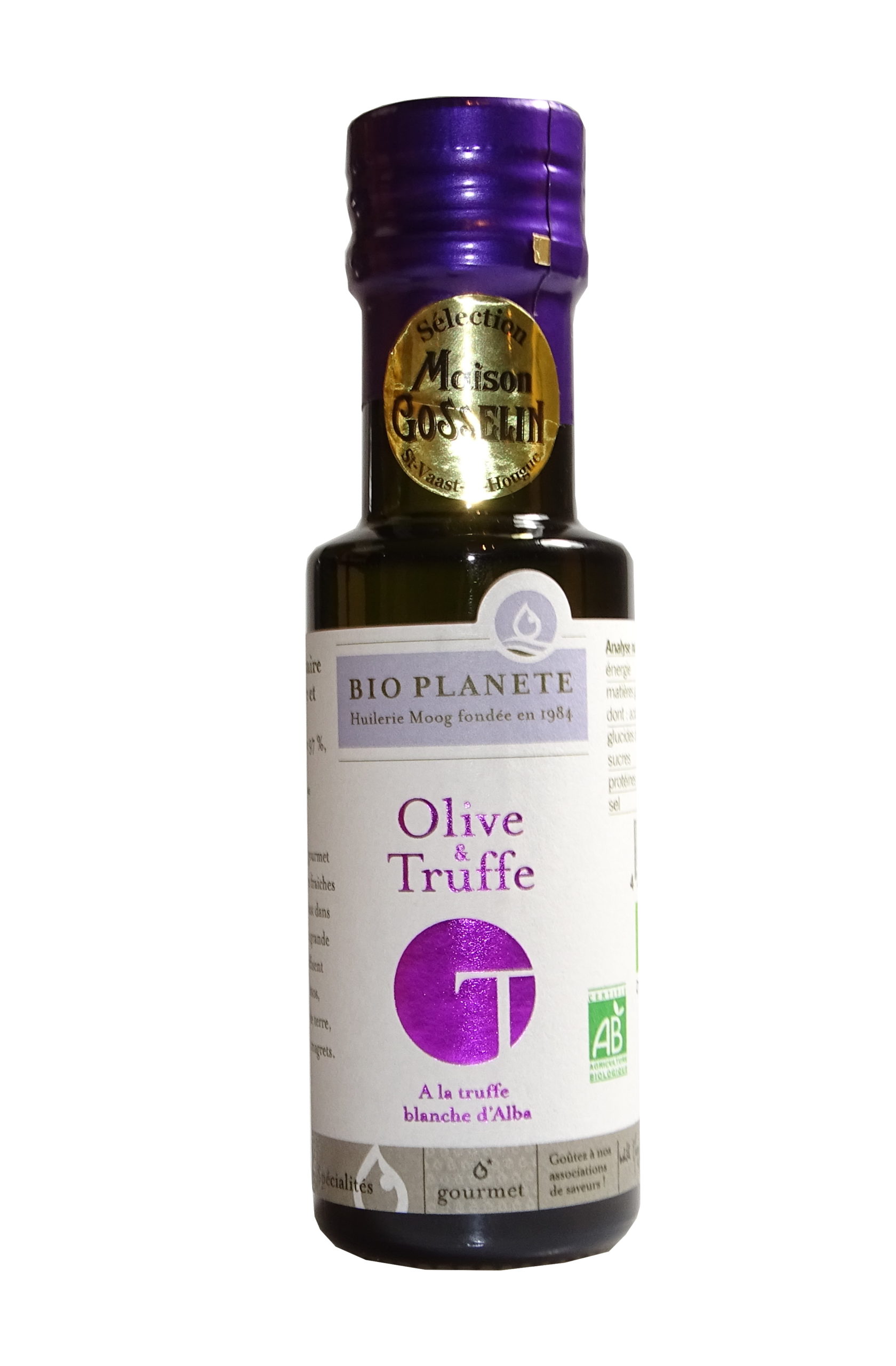 Huile d'olive à la truffe - Maison Gosselin