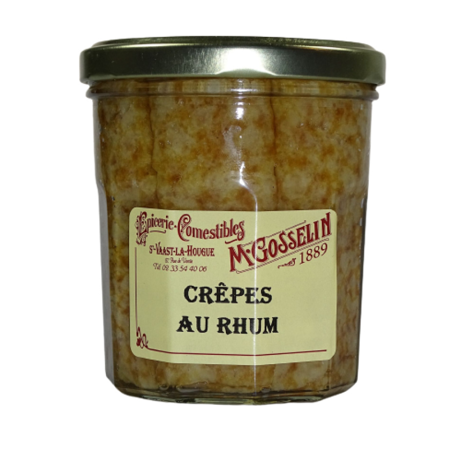 Crêpes au rhum des îles françaises (5 crêpes)