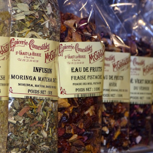 Infusions, eaux de fruits, rooibos