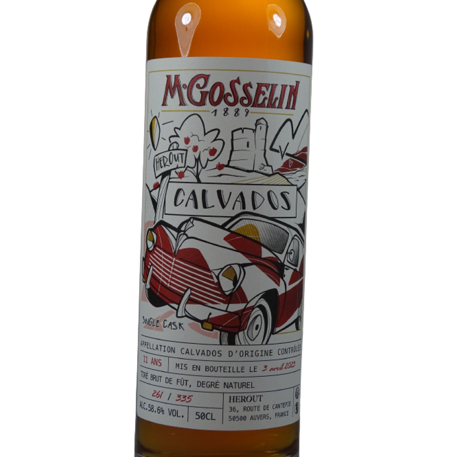 Calvados single cask Maison Gosselin - Lot 203 brut de fût 58,6° – Image 2