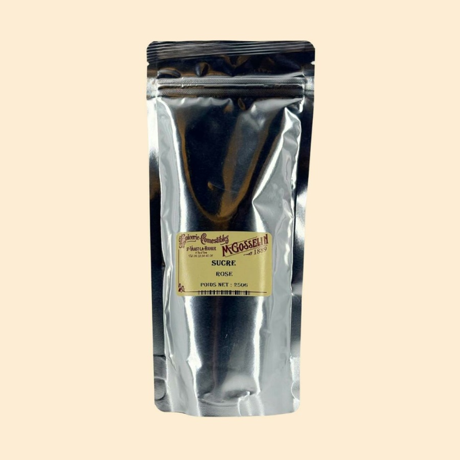 Sucre aromatisé à la rose