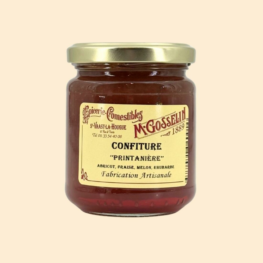 Confiture Printanière (abricot, fraise, melon, rhubarbe)