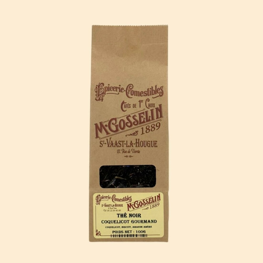 Thé noir "coquelicot gourmand"
