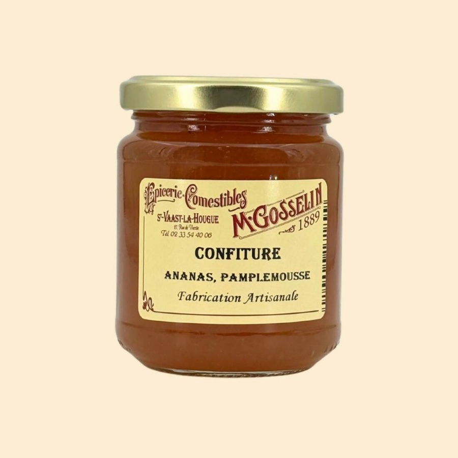 Confiture ananas, pamplemousse