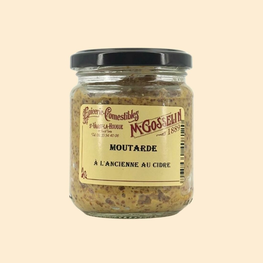Moutarde à l'ancienne au cidre