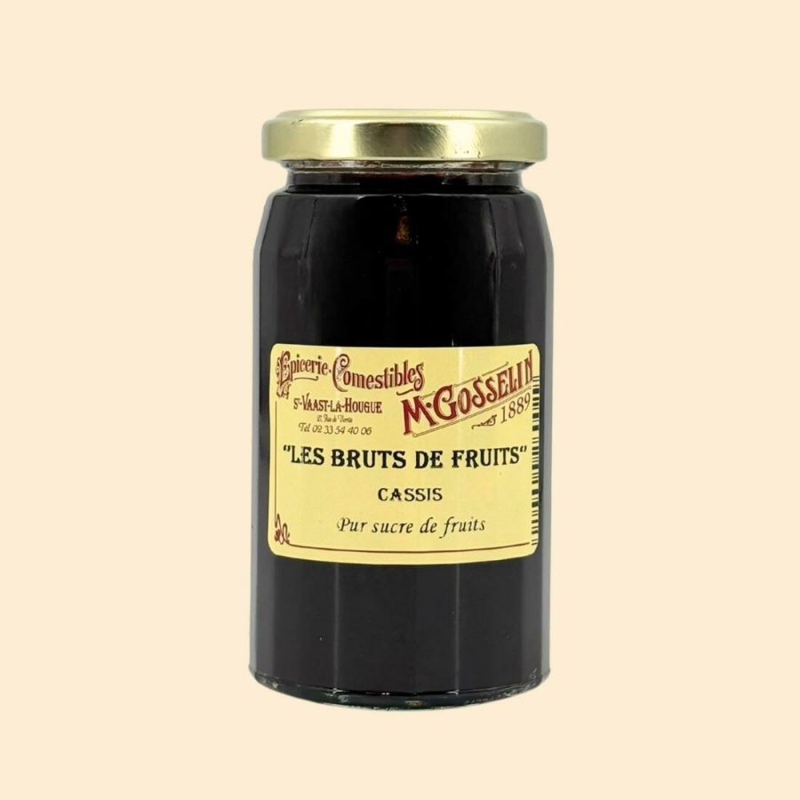"Les bruts de fruits" cassis (pur sucre de fruits)