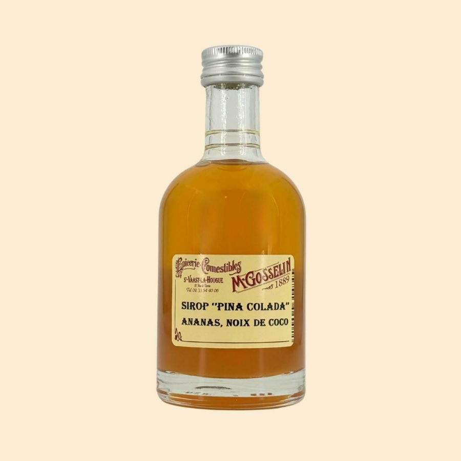 Sirop pina colada "ananas, noix de coco"