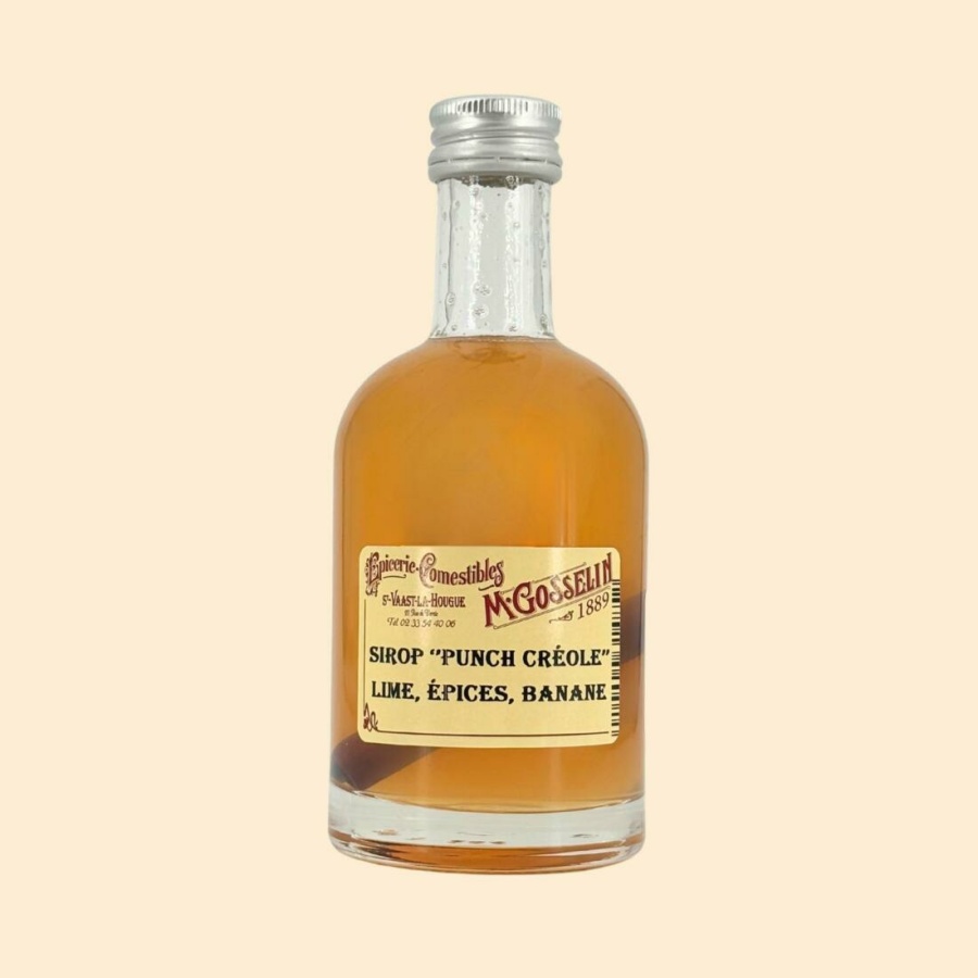 Sirop punch créole "lime, épices, banane"
