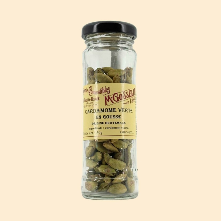Cardamome verte en gousse