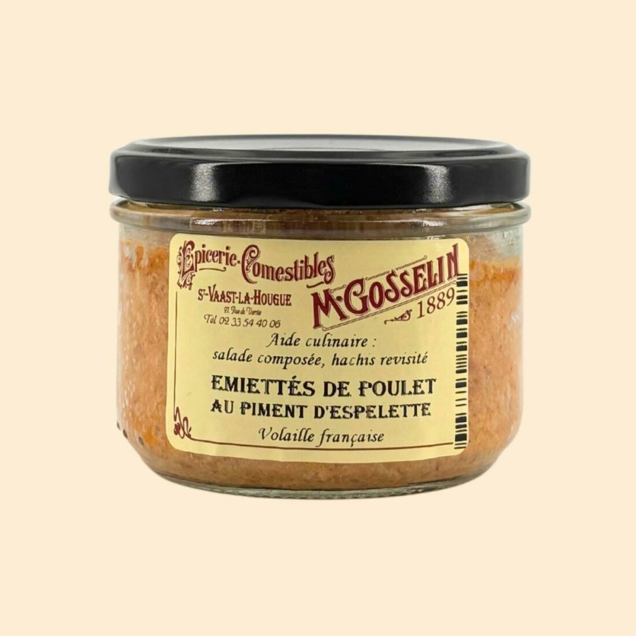 Emiettés de poulet au piment d'Espelette