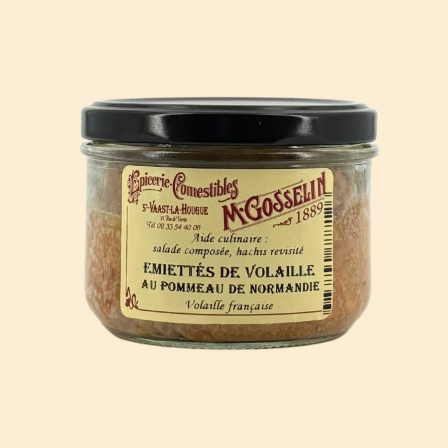 Emiettés de volaille au Pommeau de normandie