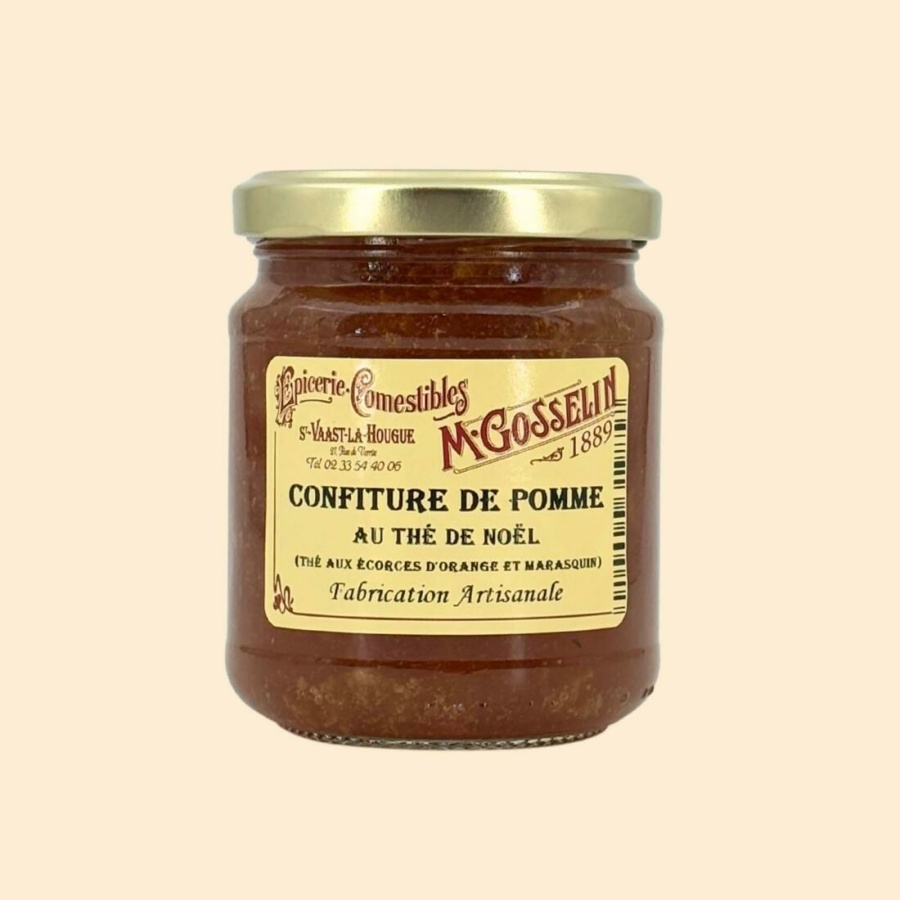 Confiture de pomme au thé de Noël