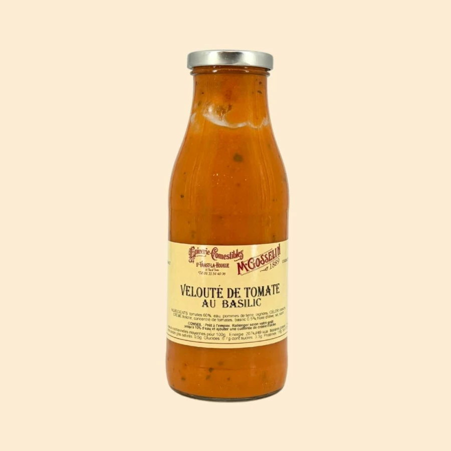 Velouté de tomate au basilic