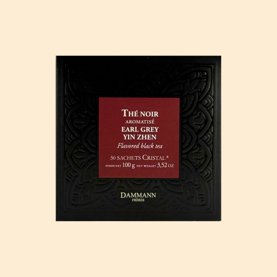 Boîte 50 sachets - Thé noir parfumé "earl grey Yin Zhen"