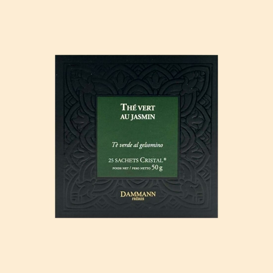 Boîte 25 sachets - Thé vert parfumé "Jasmin"