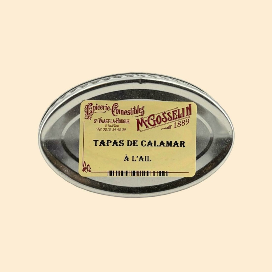 Tapas de calamars à l'ail