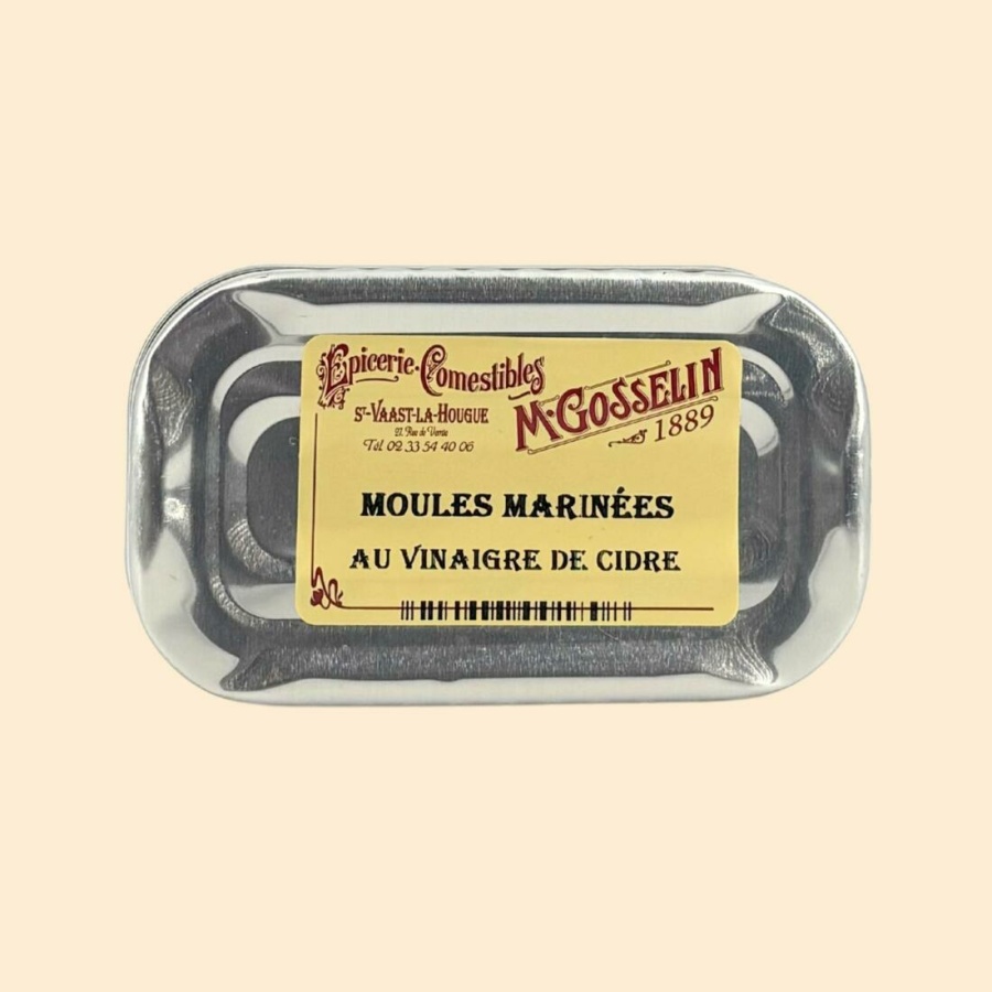 Moules marinées au vinaigre de cidre