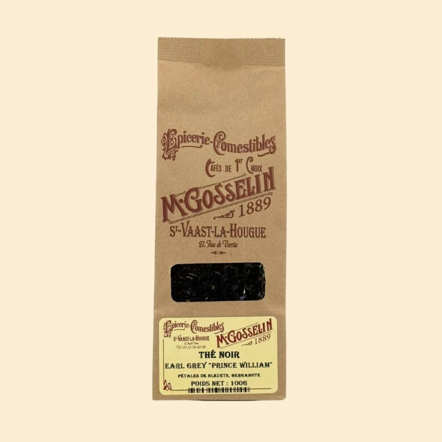 Thé noir earl grey "prince William"