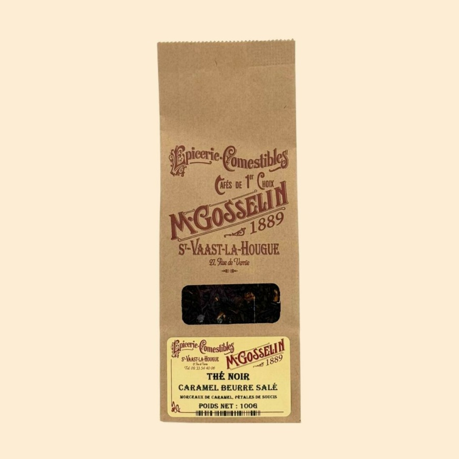 Thé noir "caramel beurre salé"