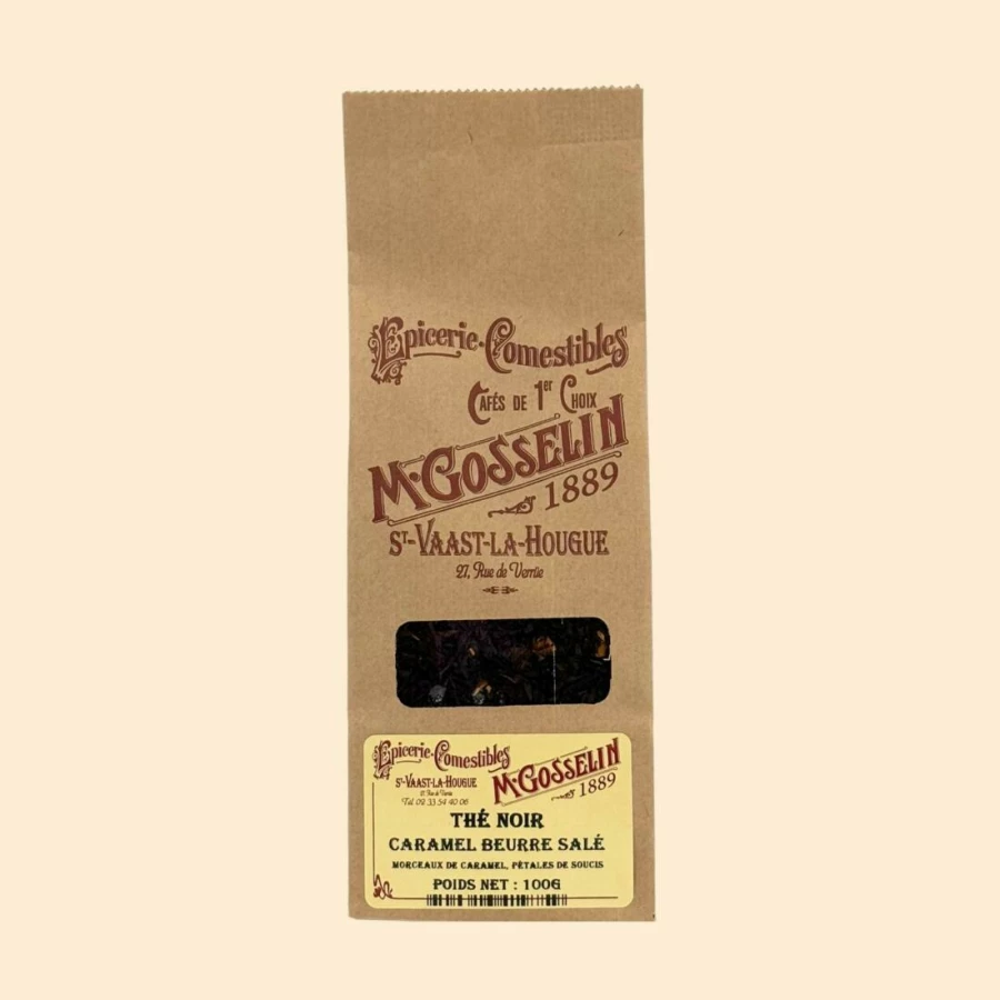 Thé noir "caramel beurre salé"