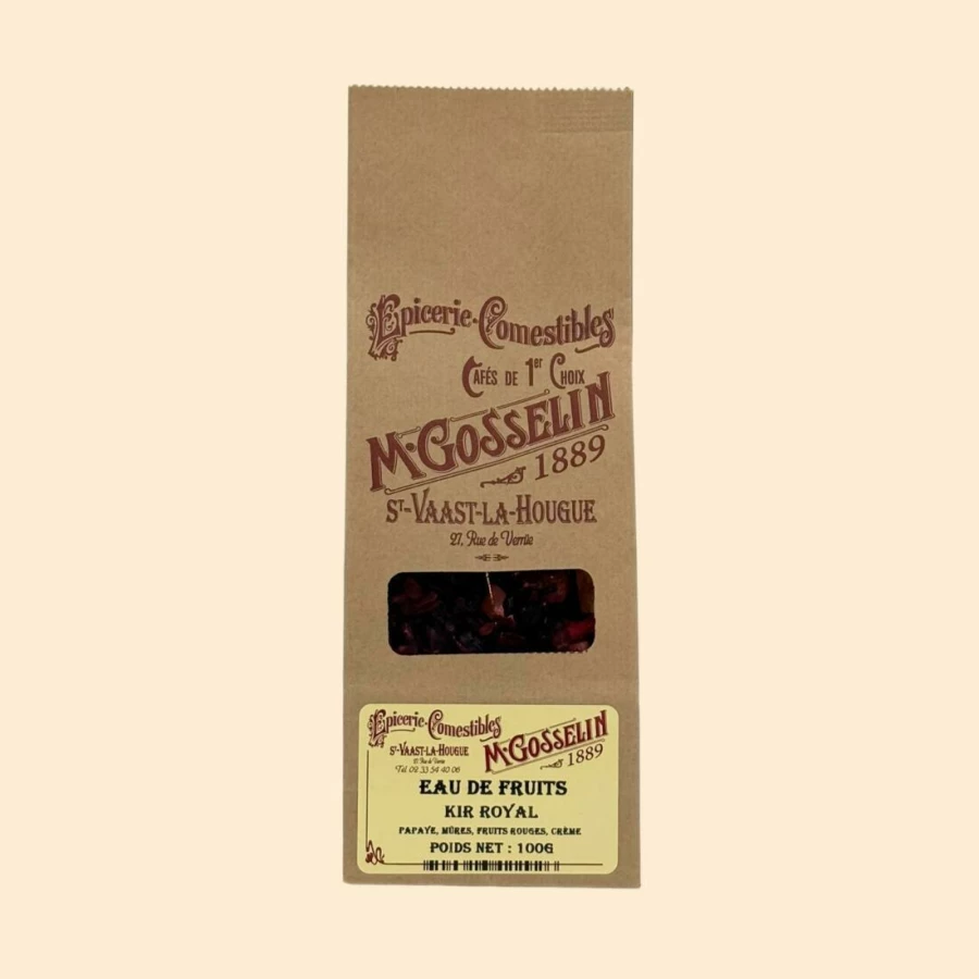Eau de fruits "kir royal"