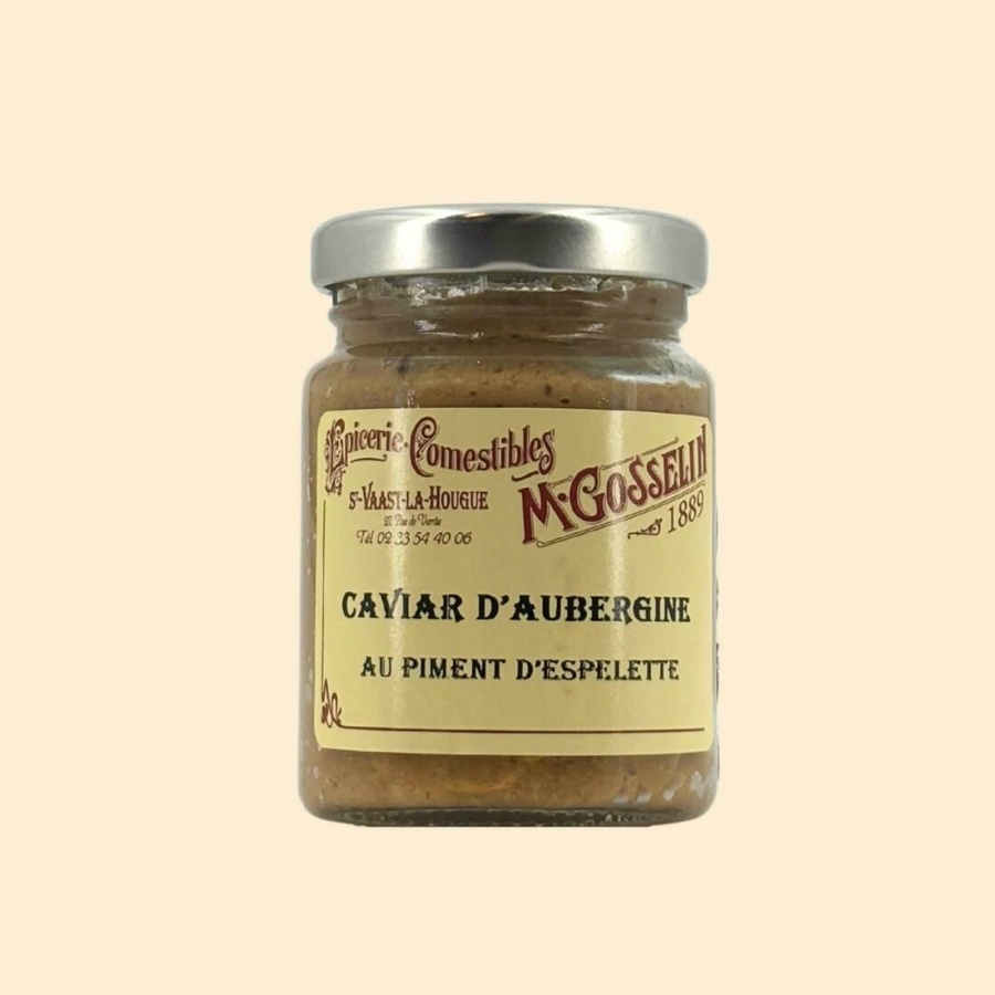 Caviar d'aubergines au piment d'Espelette