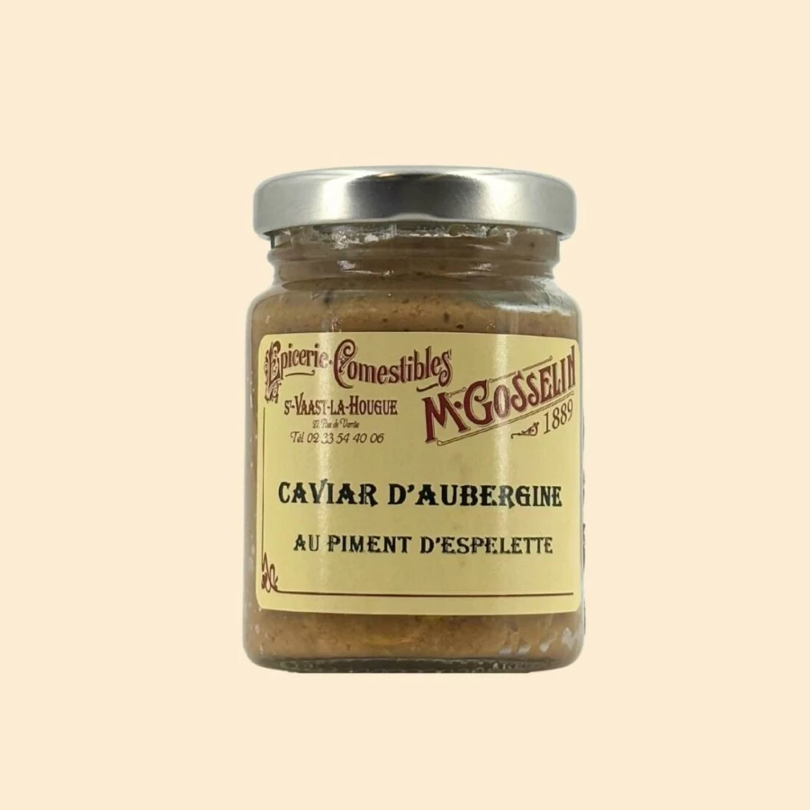Caviar d'aubergines au piment d'Espelette