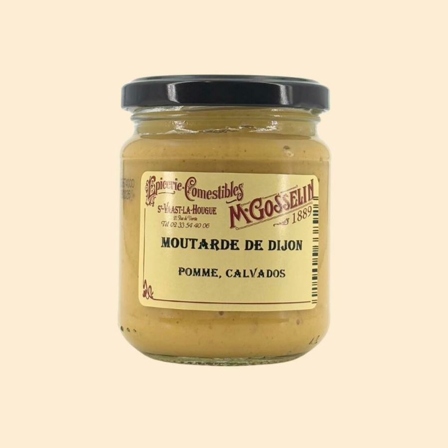 Moutarde de Dijon pomme, Calvados