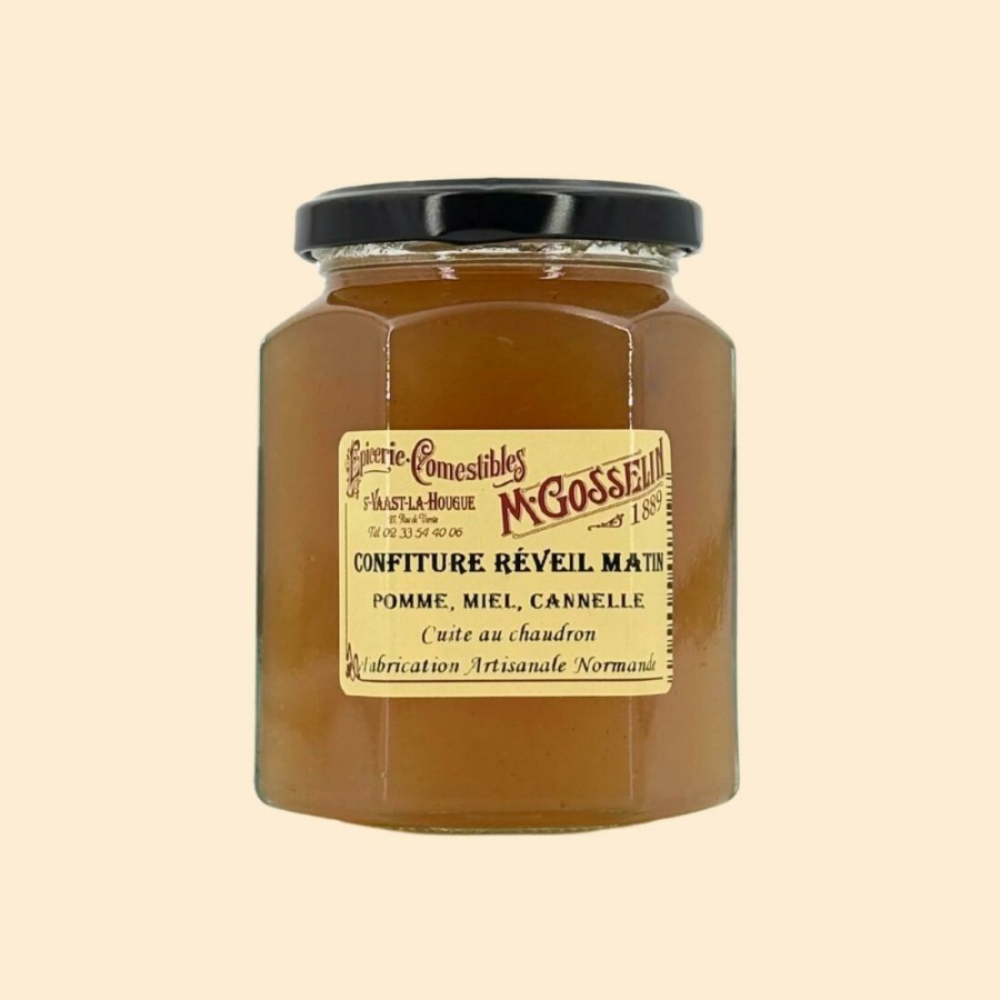 Confiture pomme, miel, cannelle