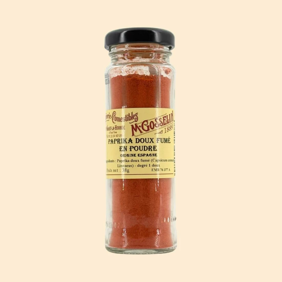 Paprika doux fumé en poudre
