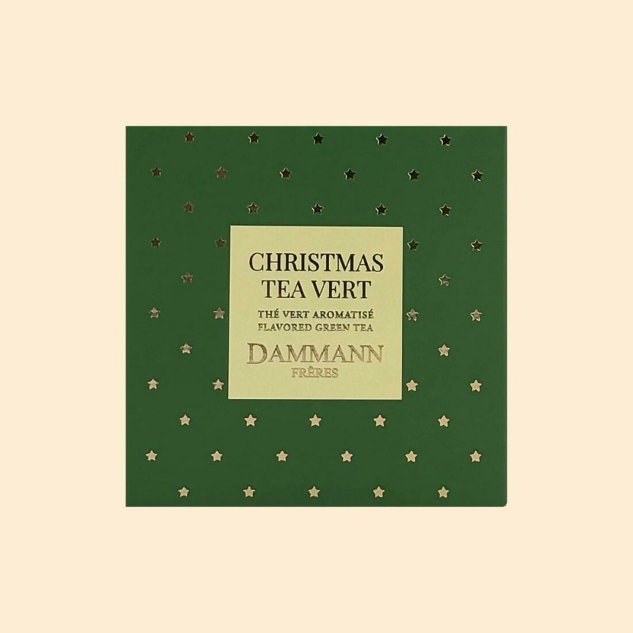 Boîte 25 sachets - Thé vert aromatisé "thé vert de Noël"
