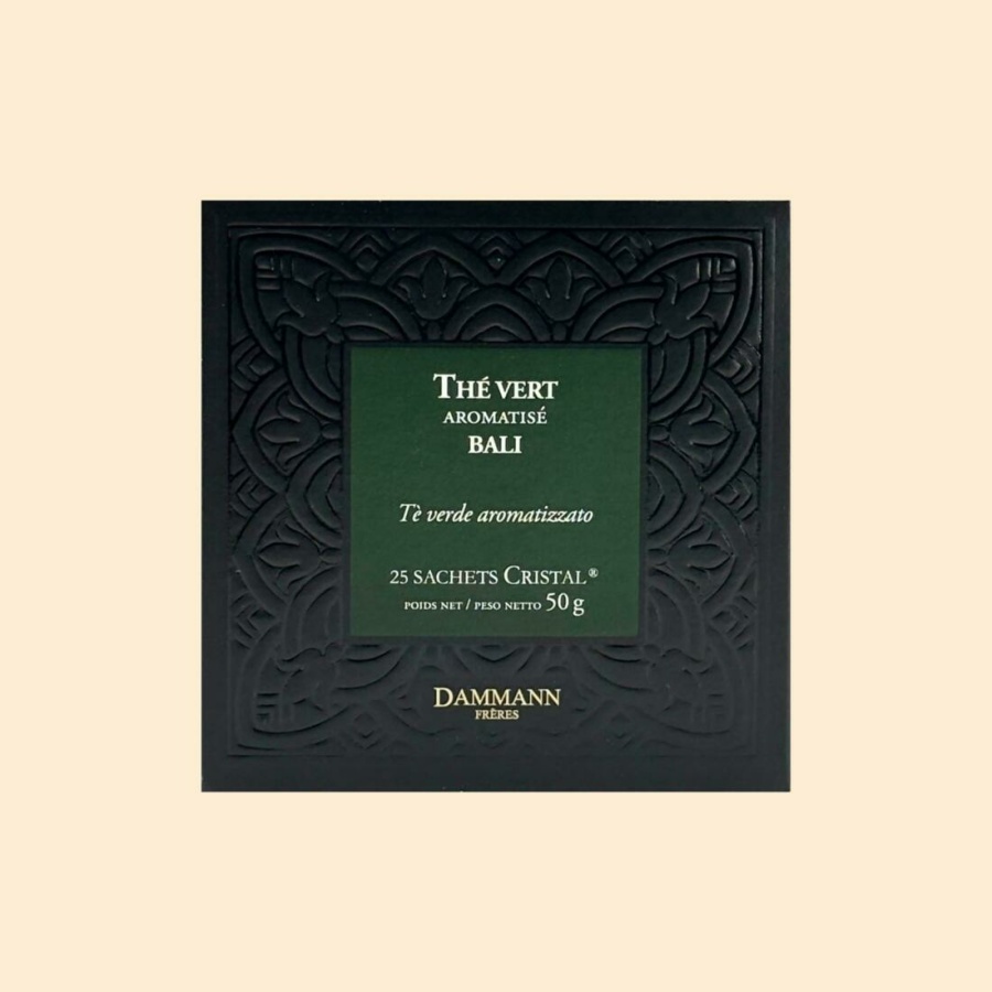 Boîte 25 sachets - Thé vert aromatisé "Bali"