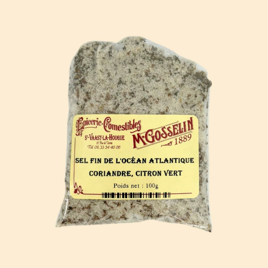Sel fin de l'océan Atlantique (coriandre, citron vert)