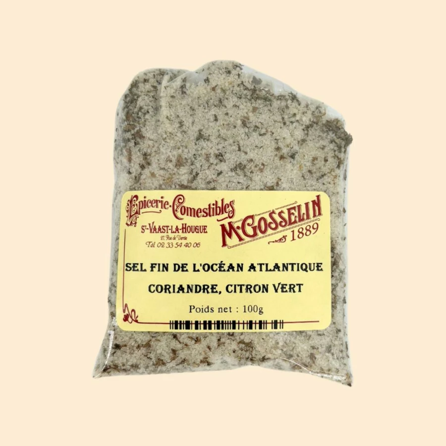 Sel fin de l'océan Atlantique (coriandre, citron vert)