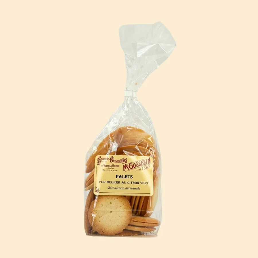 Palets pur beurre au citron vert
