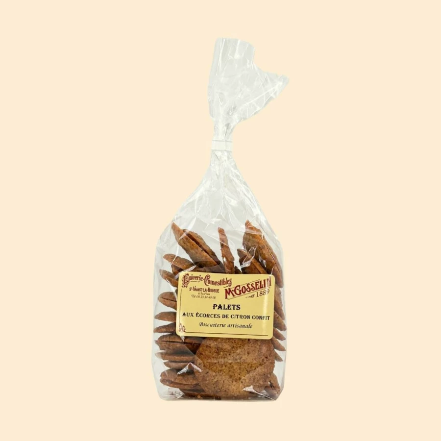 Palets aux écorces de citron confit