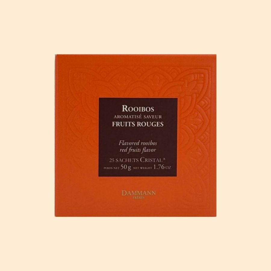 Boîte 25 sachets - Rooibos aromatisé saveur "Fruits rouges"