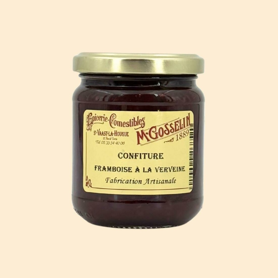 Confiture de framboise à la verveine