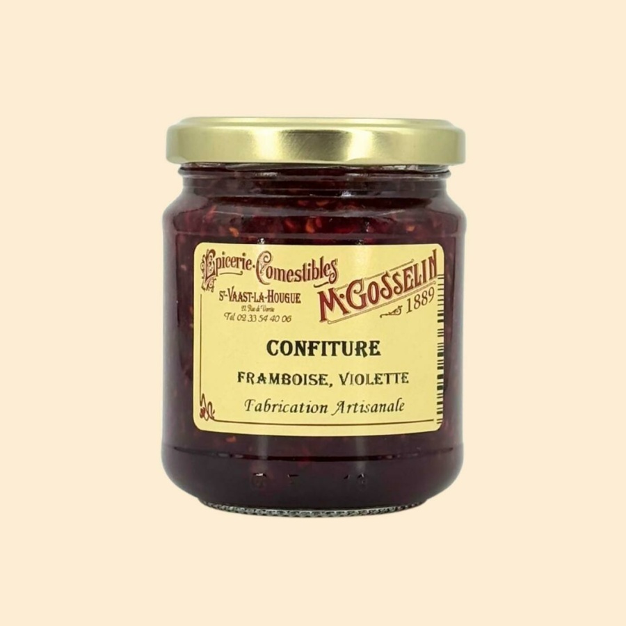Confiture framboise, violette