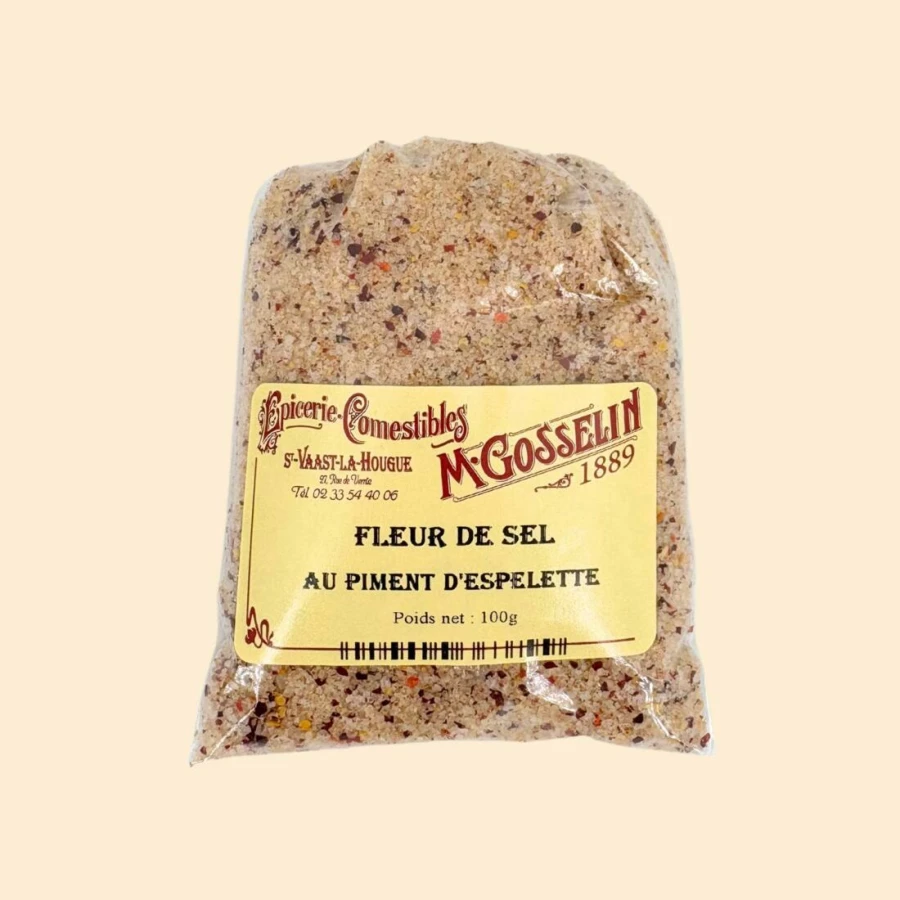 Fleur de sel au piment d'Espelette