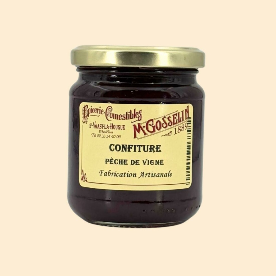 Confiture pêche de vigne