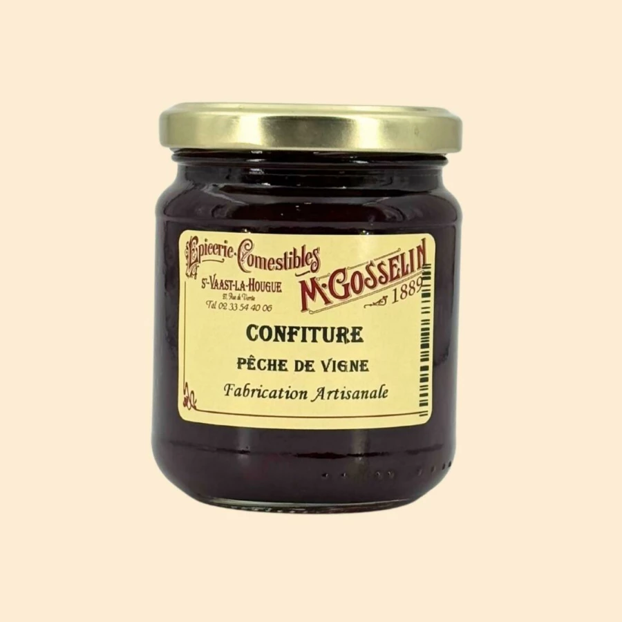 Confiture pêche de vigne