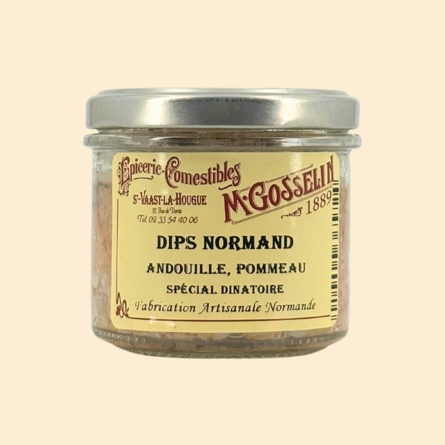 Dips normand andouille, pommeau
