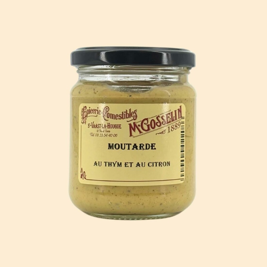 Moutarde au thym et au citron