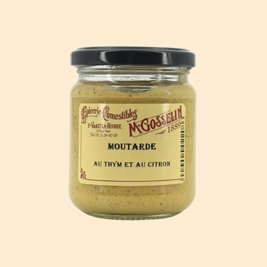 Moutarde au thym et au citron
