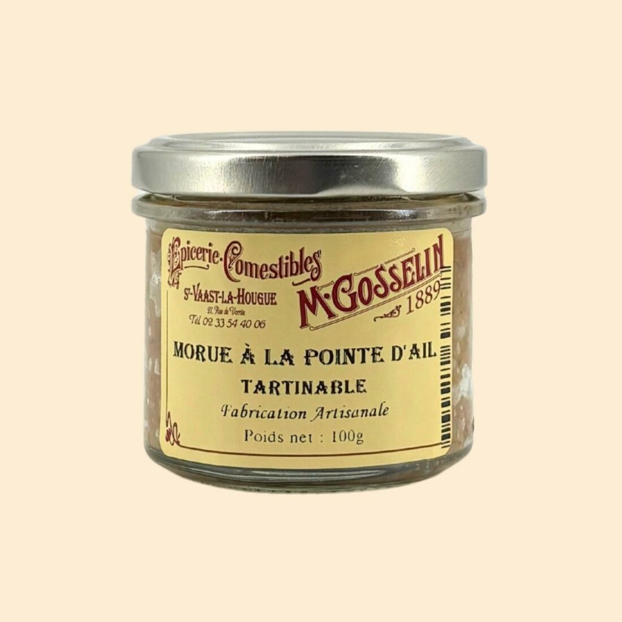 Morue à la pointe d'ail (rillettes)