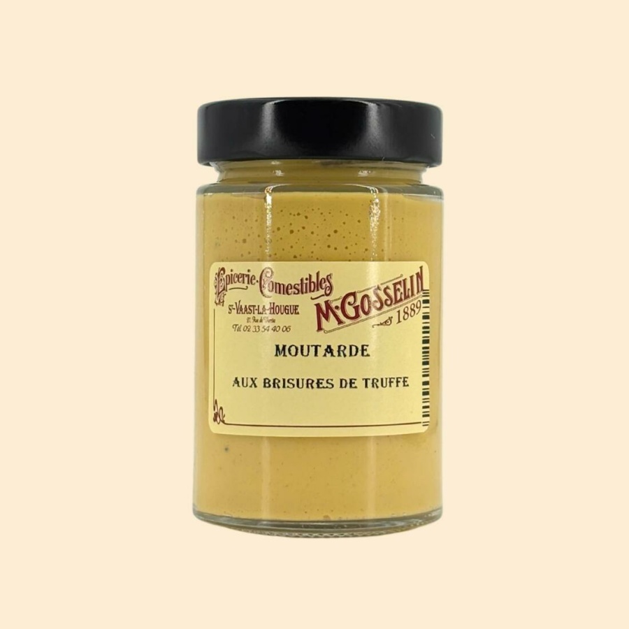 Moutarde aux brisures de truffe