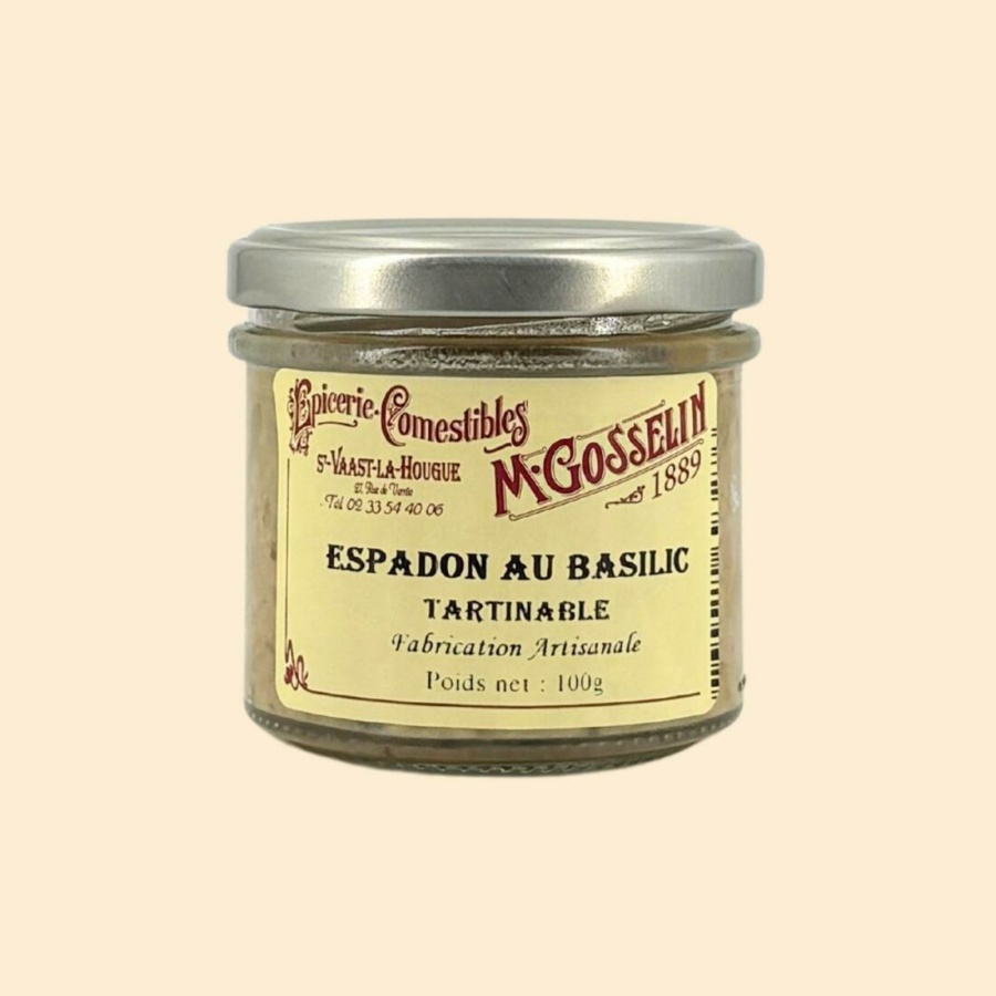 Espadon au basilic (rillettes)